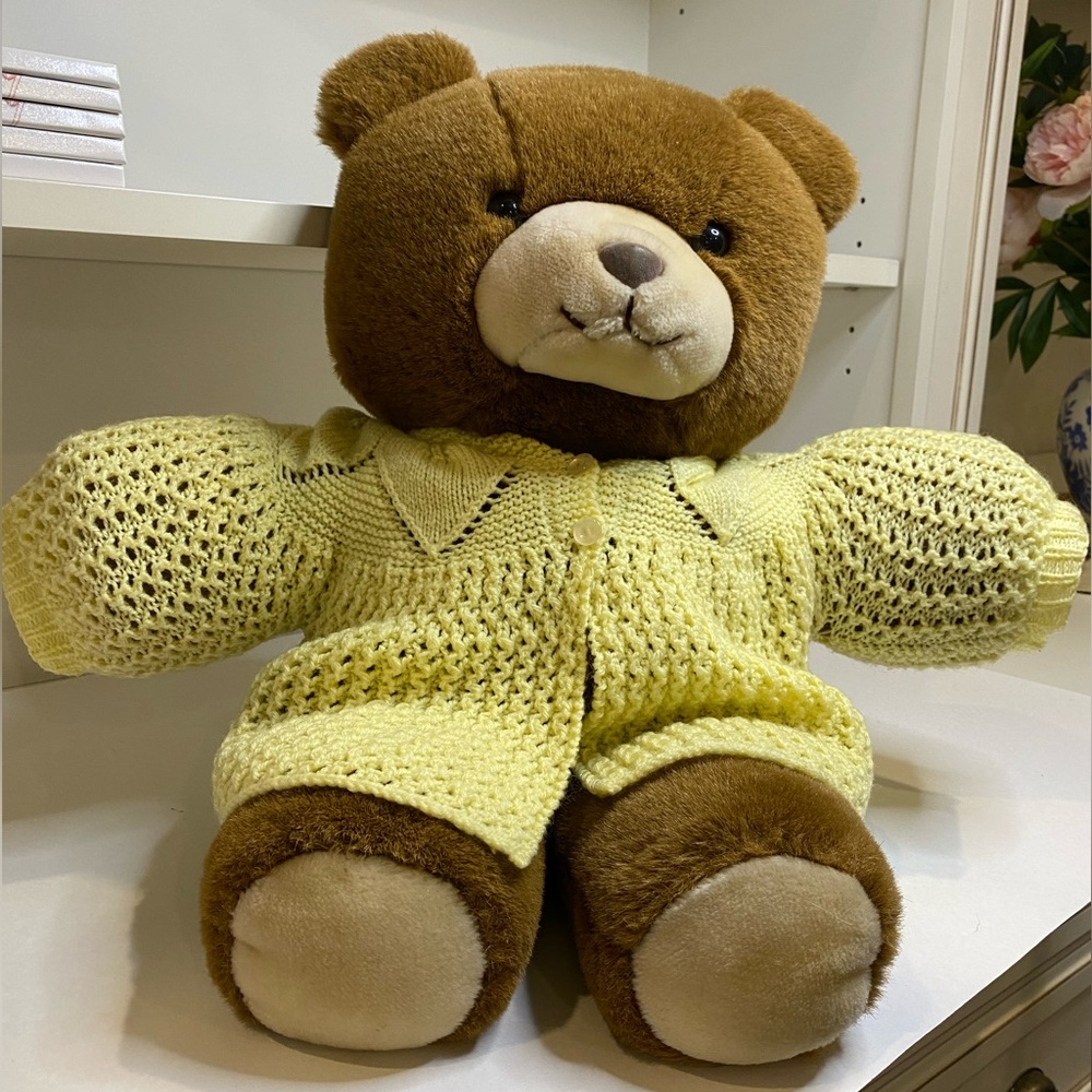EUC Vtg Gerber Tender Loving Care (TLC) Teddy Bear Toy Plush Stuffed Animal